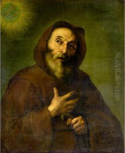 Saint Francesco Di Paola by Jusepe de Ribera