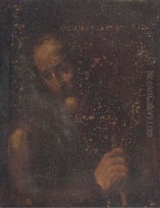 A Male Saint by Jusepe de Ribera