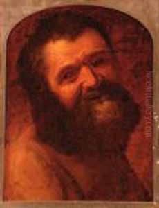 The Head Of A Bearded Man by Jusepe de Ribera