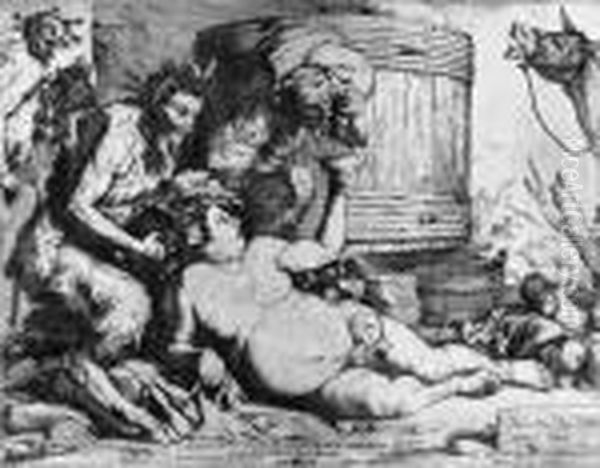 Silenus At The Wine Vat - view 1