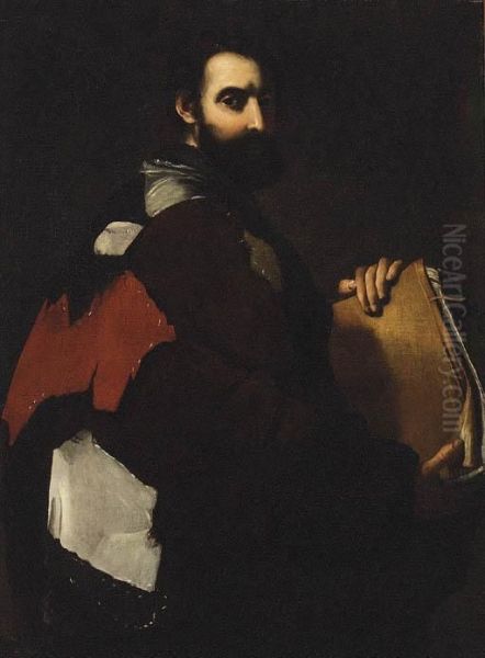 A Philosopher, Three-quarter-length, Holding A Book - view 1