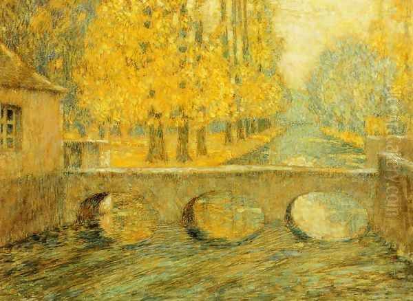 Bridge, Autumn, Gisors - view 1