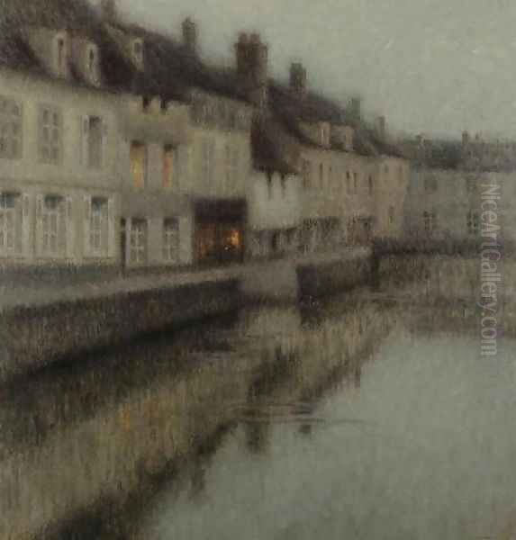 Crepuscule. Maisons quai du Rosaire - view 1