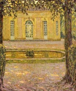 Le Pavillon Francais, Versailles by Henri Eugene Augustin Le Sidaner