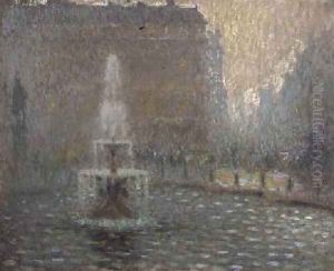 Trafalgar Square by Henri Eugene Augustin Le Sidaner