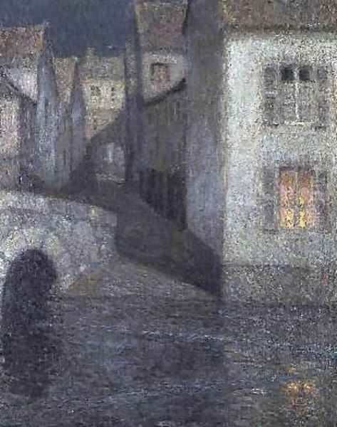 Houses on the river Chartres - view 1
