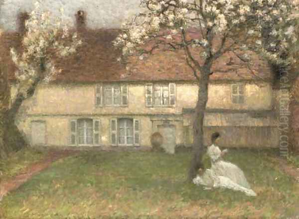 Les arbres fleuris, Gerberoy - view 1