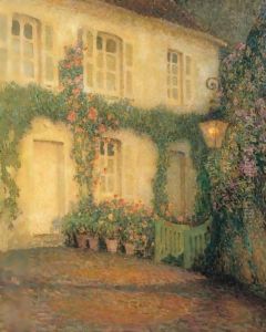 La lanterne by Henri Eugene Augustin Le Sidaner