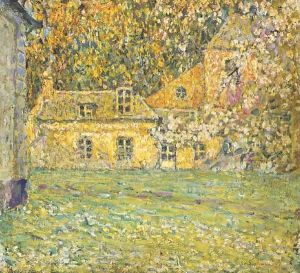 Les arbres fleuris by Henri Eugene Augustin Le Sidaner