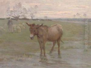 Lane by Henri Eugene Augustin Le Sidaner
