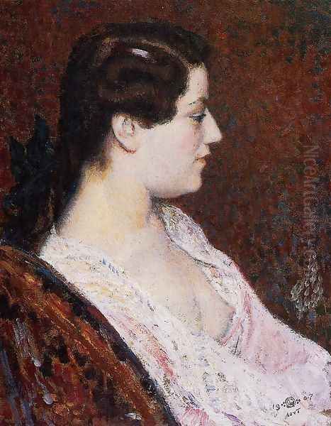 Woman with Bared Breast - view 1