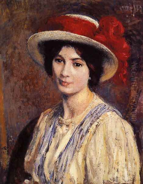Hat with a Red Ribbon - view 1