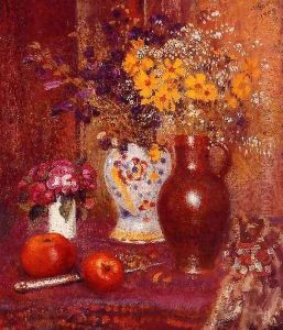 Flowers and Apples by Georges Lemmen
