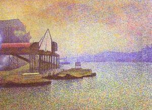 View Of The Thames by Georges Lemmen