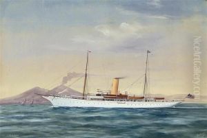 The American Steam Yacht
Cassandra
Cruising In Mediterraneanwaters Off Naples by Antonio de Simone