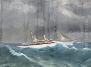 The Steam Yacht 
Beryl 
 Riding The Ocean Swell