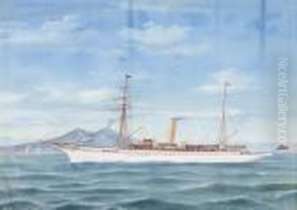 The New York Yacht Club's Steam Yacht
Nahma
Off Naples - view 1