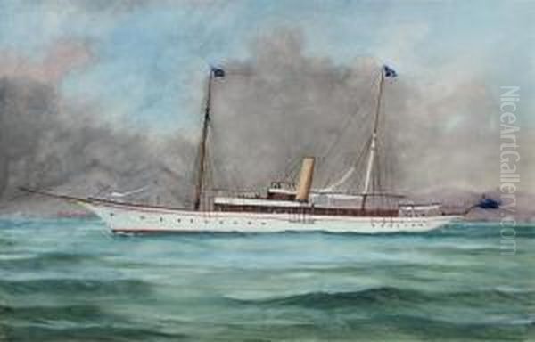 A British Steam Yacht In Neapolitan Waters - view 1