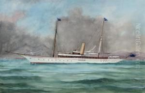 A British Steam Yacht In Neapolitan Waters