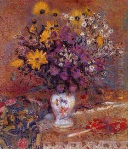 Vase Of Flowers by Georges Lemmen