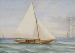 Ritratto Di Barca Da Regata In Navigazione