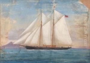 Probably The Bay Of Naples by Antonio de Simone