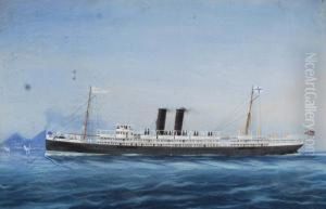 Ritratto Della R.m.s Ortona Al Largo Di Napoli