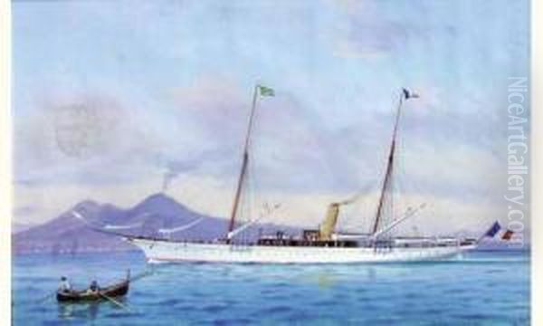 "voilier De Plaisance Francais En Baie De Naples". - view 1