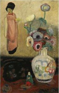Nature Morte Aux Anemones by Gustave De Smet