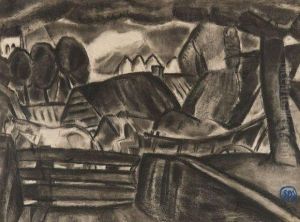 Paysage Avec Char by Gustave De Smet