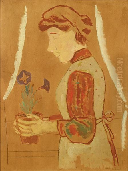 Femme Et Fleurs - view 1