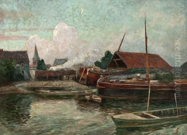 Chantier Naval Au Crepuscule - view 1