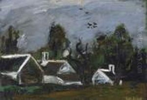 Paysage Avec Fermes by Gustave De Smet