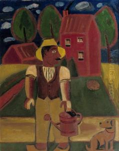 De Tuinier - Le Jardinier by Gustave De Smet