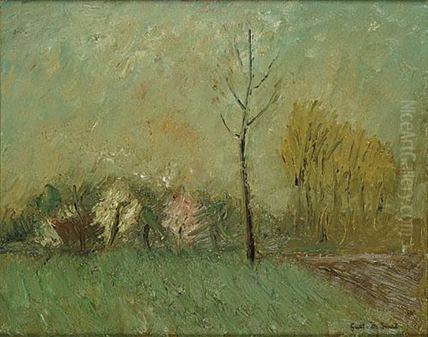 Landschap Metbomen.
Arbres Dans Un Paysage - view 1