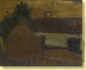 Meule Devant La Ferme by Gustave De Smet