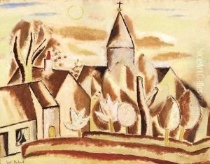 De Boomgaard Bij De Kerk (begin Jaren '30) by Gustave De Smet