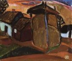 De Hooiopper (1917) by Gustave De Smet
