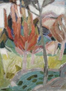 The Vondelpark, Amsterdam by Gustave De Smet