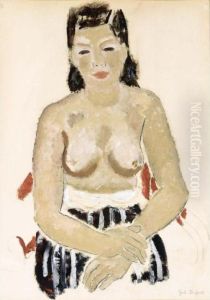 La Jupe Rayee by Gustave De Smet