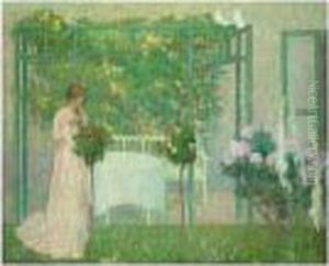 La Femme Au Rosier by Gustave De Smet