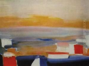 Untitled Abstract Composition by Nicolas De Stael