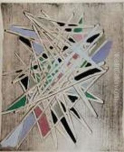 Composition, Recherche Decorative Pour Le Cabaret Du Theatre Deschamps Elysees by Nicolas De Stael