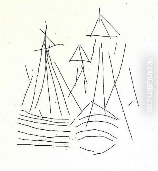 Ensemble De 3 Eaux-fortes - view 1