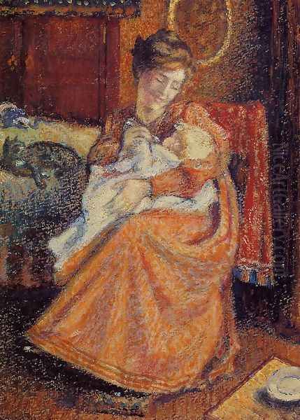 Madame Gaorges Mellen and Lise (The New Baby) - view 1