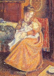 The Newborn by Georges Lemmen