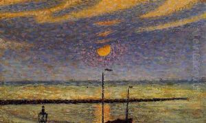 Heyst No. 19: Clear Night, Moon by Georges Lemmen