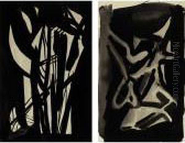 Abstract Drawings - Two Works - view 1