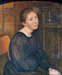 Portrait of Mme. Lemmen by Georges Lemmen