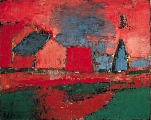 Arbre Et Maisons (paysage) by Nicolas De Stael